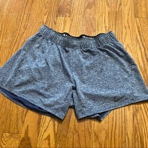 blue nike shorts small